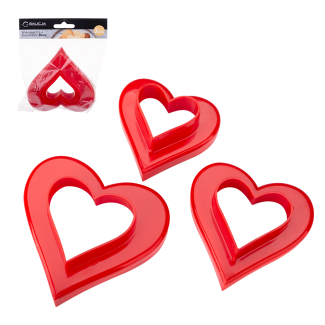 Wykrawaczki dwustronne SERCE 3 sztuki 31145