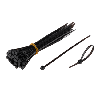 Opaski zaciskowe HOBBY mix 150 sztuk 12984 czarny