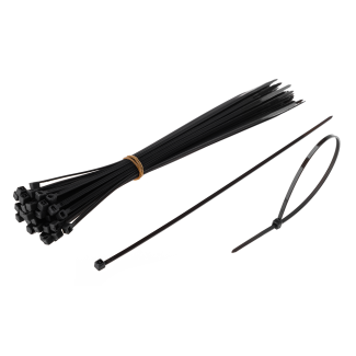 Opaski zaciskowe HOBBY mix 150 sztuk 12984 czarny