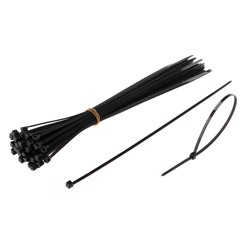 Opaski zaciskowe HOBBY mix 150 sztuk 12984 czarny