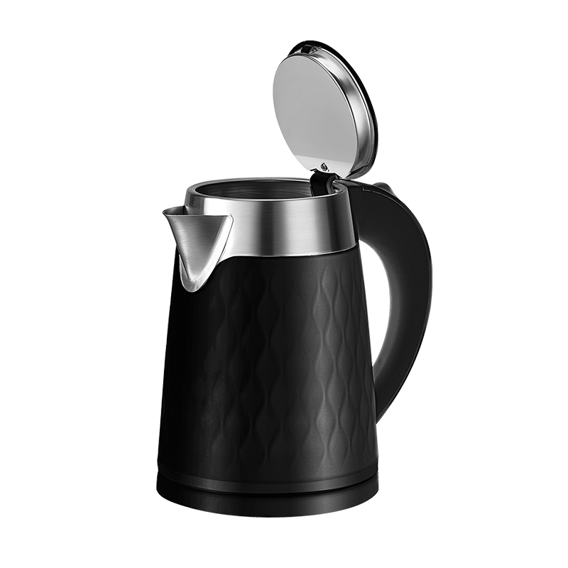 Czajnik elektryczny nierdzewny/plastikowy LOUIS 1,7l 28683 czarny