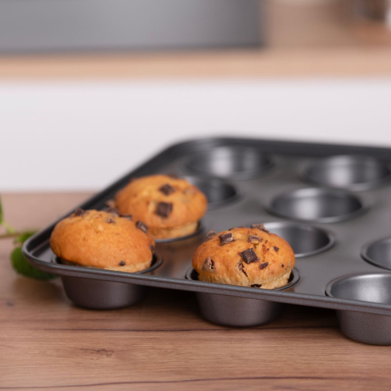 Forma nieprzywieralna do muffinek IDEAL 40x34x3,5cm 19525 