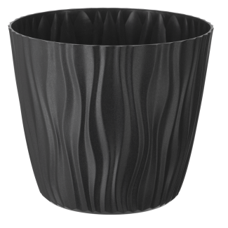 Doniczka SAHARA 22cm 07621 antracyt