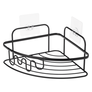 Półka łazienkowa narożna AXEL 28265 czarny