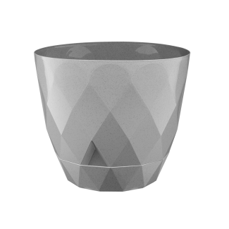 Osłonka z podstawką KARO 22cm 28107 szary