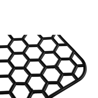 Kratka do zlewu miękka kwadratowa 7360 antracyt