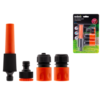 Zestaw złączek z dyszą prostą 4 sztuki 08451