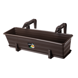 Doniczka balkonowa DRACO 60cm 29278 brąz