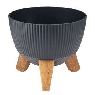 Misa NOSTALGIA na nóżkach 19cm 13516 antracyt