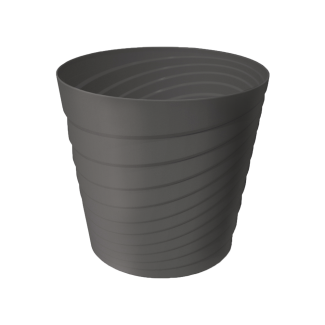 Doniczka SWING 18cm 07492 antracyt