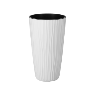 Doniczka wysoka SAHARA 28x50cm 07720 biały