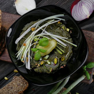 Talerz płytki QUADRO BLACK 28cm 28405