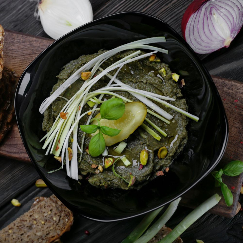 Talerz płytki QUADRO BLACK 28cm 28405