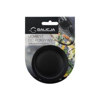 Silikonowy uchwyt do pokrywy szklanej 4121 czarny