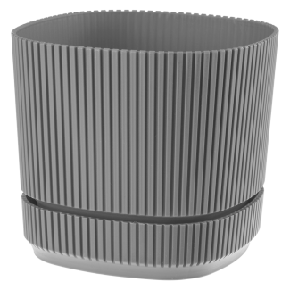 Doniczka PERA 3 17cm 09328 szary