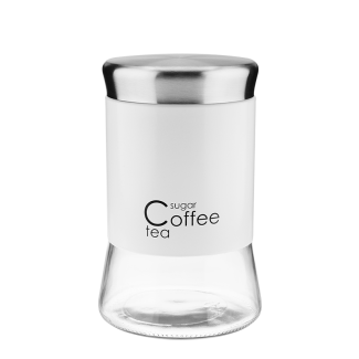 Pojemnik szklany GRENO 1000ml 24732 biały