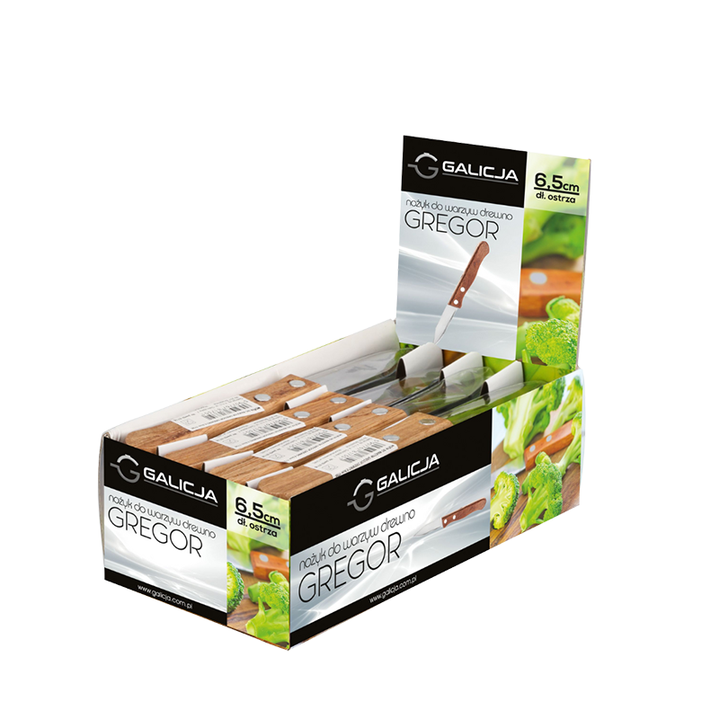 Nożyk do drewniany GREGOR 15,5cm 1735 (display 20 sztuk)