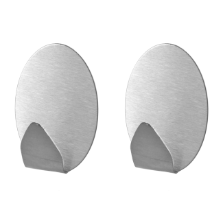 Komplet wieszaków samoprzylepnych owalnych NIKO 2 sztuki 20141