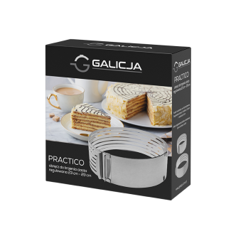 Obręcz do krojenia ciasta regulowana PRACTICO 28127