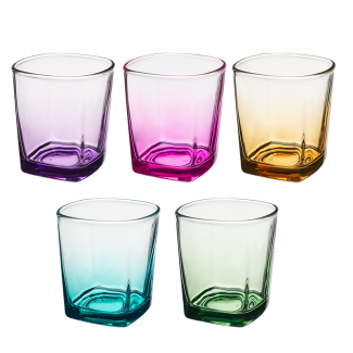 Szklanka COLORS 250ml 20200 (tacka 6 sztuk)