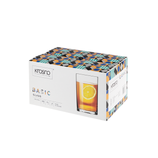 Komplet szklanek BASIC PROSTA 270ml 6 sztuk