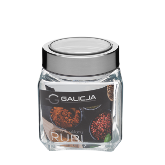 Pojemnik RUBI 500ml 27005 szary