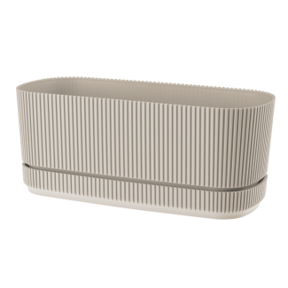 Doniczka owalna PERA 29x13cm 09342 beżowy