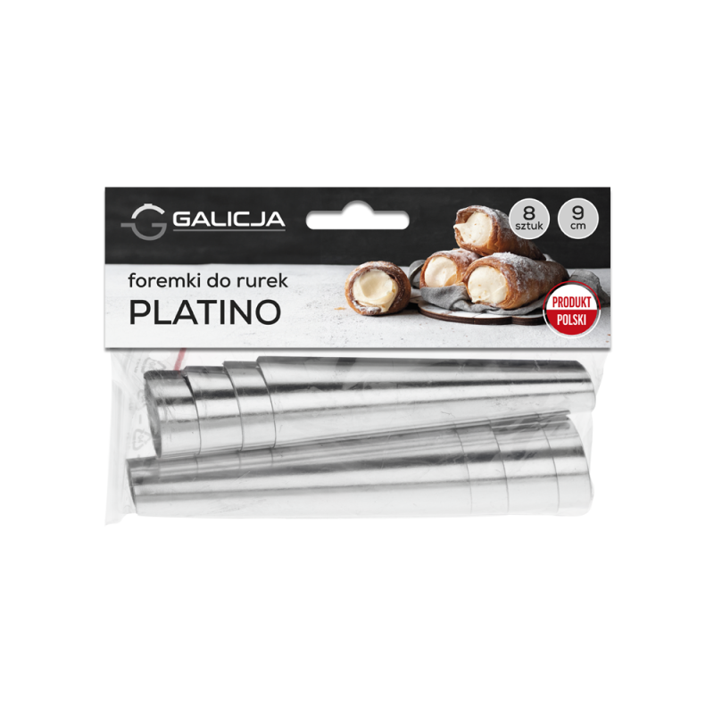 Komplet foremek do rurek PLATINO 9cm 8 sztuk 10966