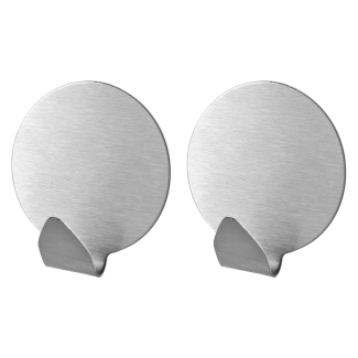 Komplet wieszaków samoprzylepnych okrągłych NIKO 2 sztuki 6470