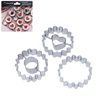 Wykrawaczki do ciastek z dziurką PRACTICO 3 sztuki 19686