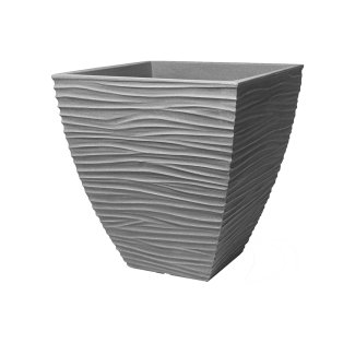 Doniczka kwadratowa SAND 40x40x42cm/40l 07195 szary