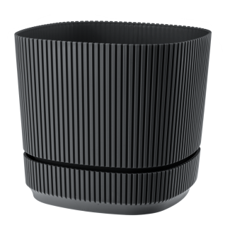 Doniczka PERA 4 21cm 09335 antracyt