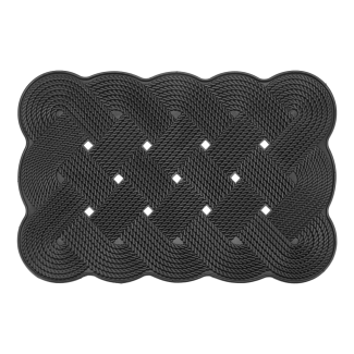 Wycieraczka gumowa TREVOR 60x40cm 28985 czarny 