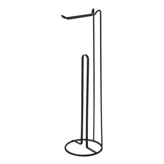 Stojak z uchwytem na papier toaletowy BLACK 23328