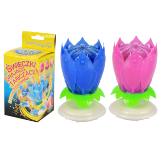 Grająca świeca urodzinowa KWIAT 22038