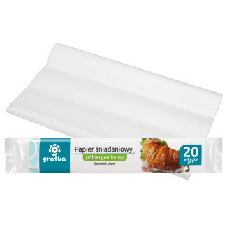GRATKA Papier śniadaniowy 23x33 cm, 20 ark. 20319
