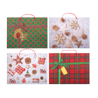 Torebka prezentowa świąteczna H 380x290x100mm 10351