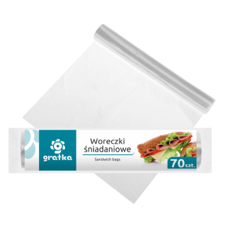 GRATKA Woreczki śniadaniowe 18x28cm 70 szt.  10228