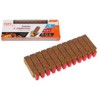 Podpałka z zapłonem 2w1, 12 szt. 21978