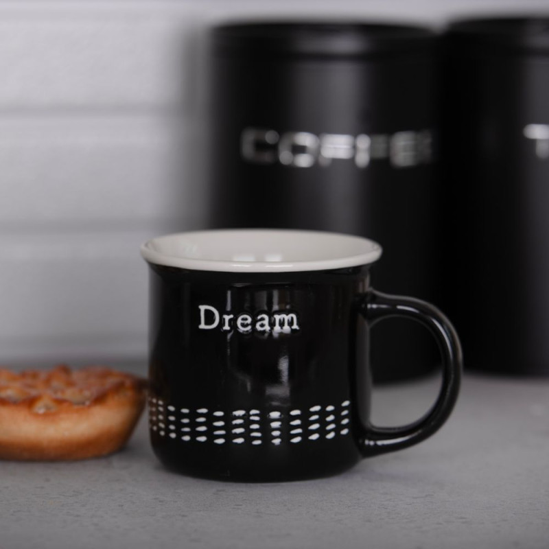 Kubek BLACK AND WHITE 360 ml z porcelany New Bone 81465