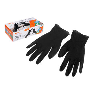 Rękawice nitrylowe BLACK 100 szt. M 10920