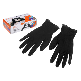 Rękawice nitrylowe BLACK 100 szt. L 10921