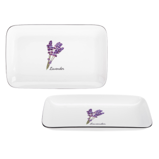 Półmisek PROWANSJA 30cm z porcelany New Bone 81486 wz. Lavender