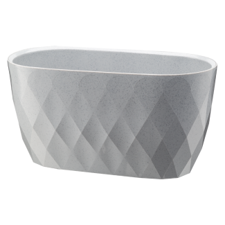 Osłonka owalna KARO 29cm 29381 szary