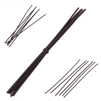 2x Patyczki rattanowe 6szt (CZARNE) do dyfuzorów zapachowych -wiązka 12szt (Ravi)