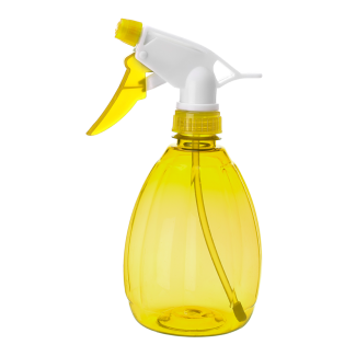 Zraszacz transparentny FLORA 550ml 9079 żółty