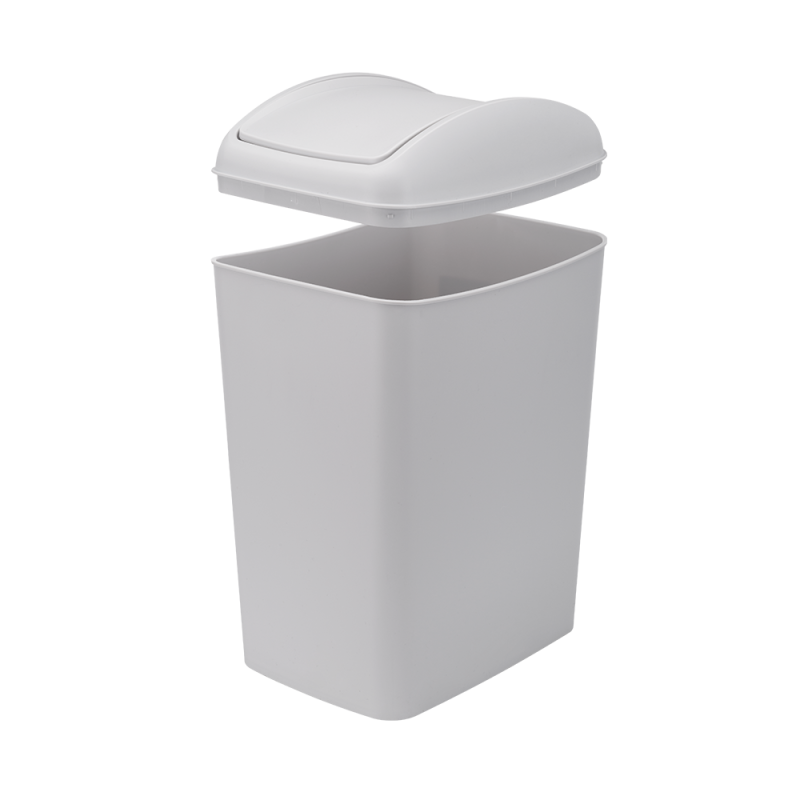 Kosz uchylny SLIM 20l 28321 szary