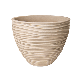 Doniczka okrągła SAND 40x31cm/24l 07171 beżowy