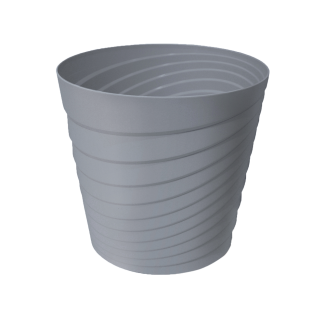 Doniczka SWING 22cm 07508 szary