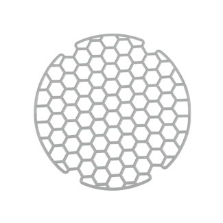 Kratka do zlewu miękka okrągła 7361 szary